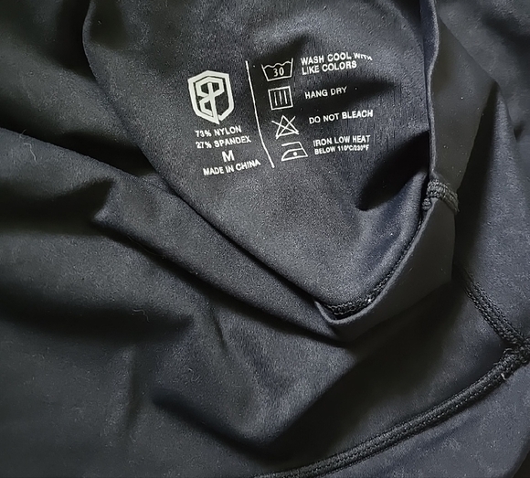 Black High-Waisted Leggings - Picture 3 of 3